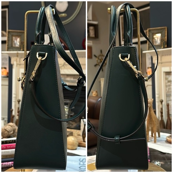 MICHAEL Michael Kors Jessie Large Tote Satchel in Racing Green, BNWT - Picture 5 of 16
